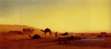 Arabe Tableau - Un campement d’Arabe1 Orientaliste arabe Charles Théodore Frère